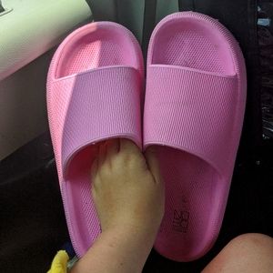 No Boundaries Pink Sandals